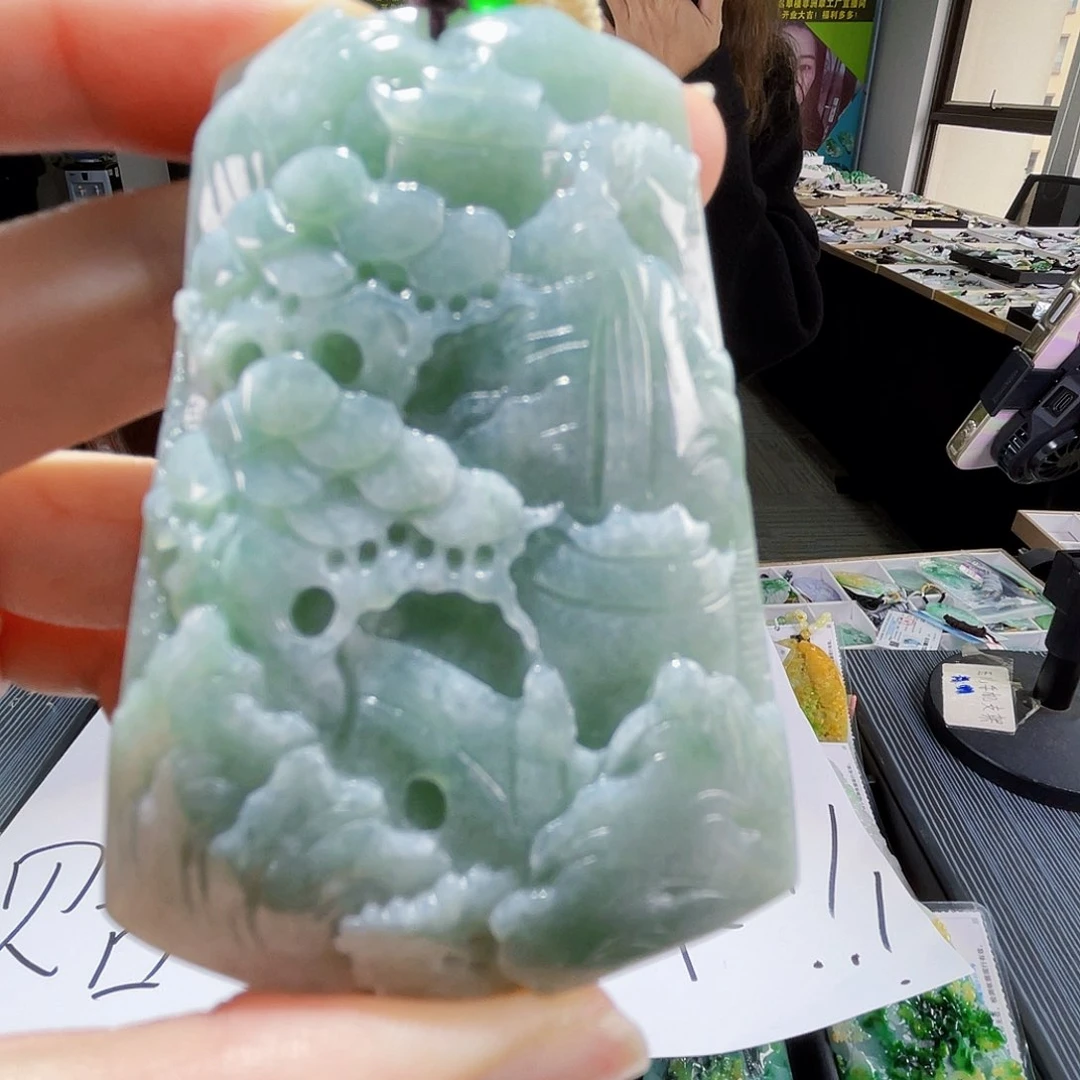 颈饰未镶嵌翡翠翡翠