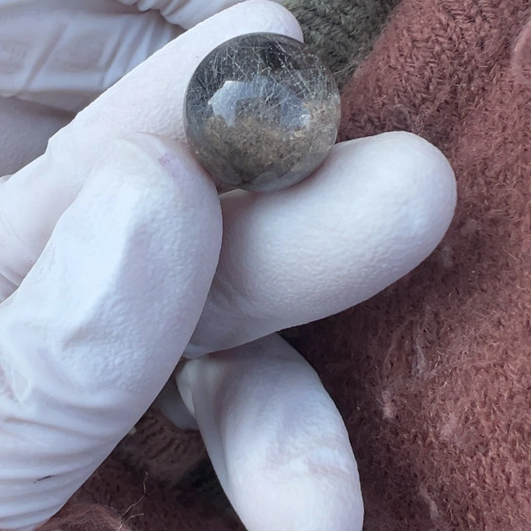 水晶穿发13mm打孔定制不退换未镶嵌R****n