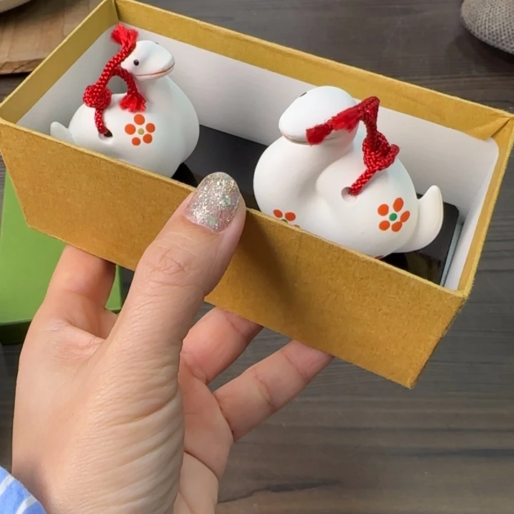 陶瓷松叶工艺品专属闪拍