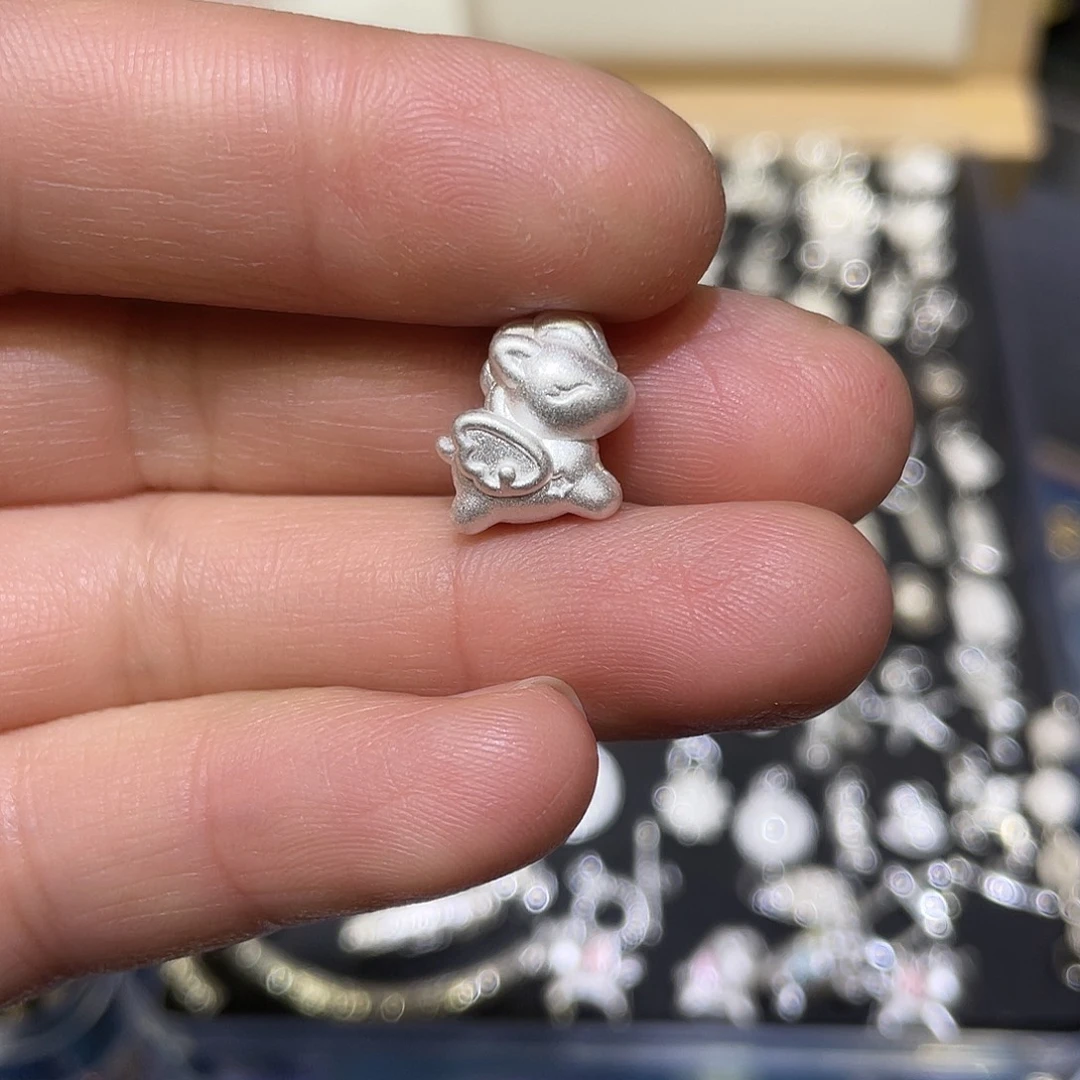 吊坠足银纯银时尚简约好看