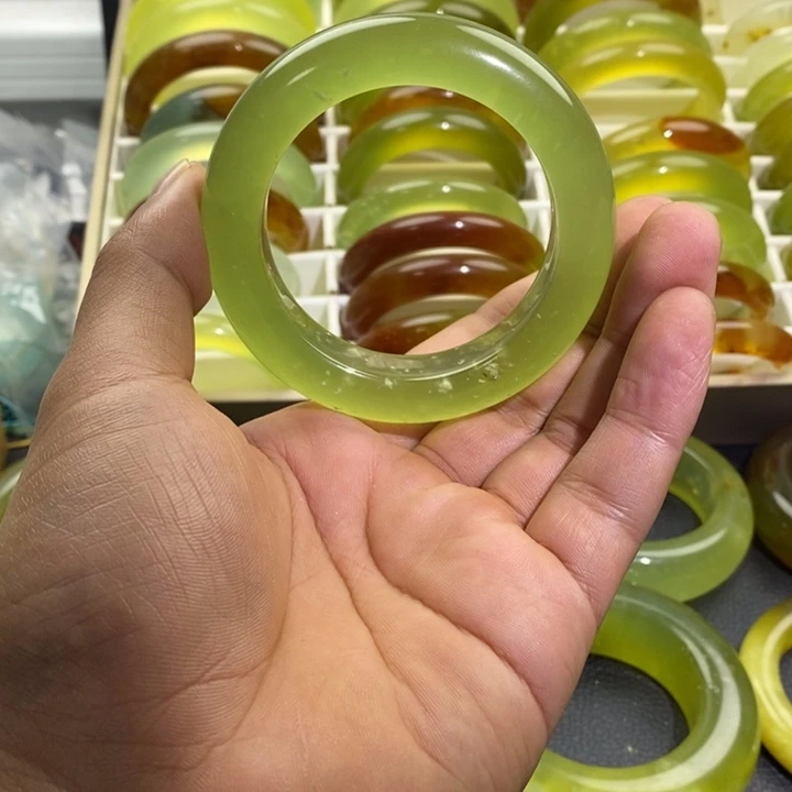 蛇纹石玉合金手镯55