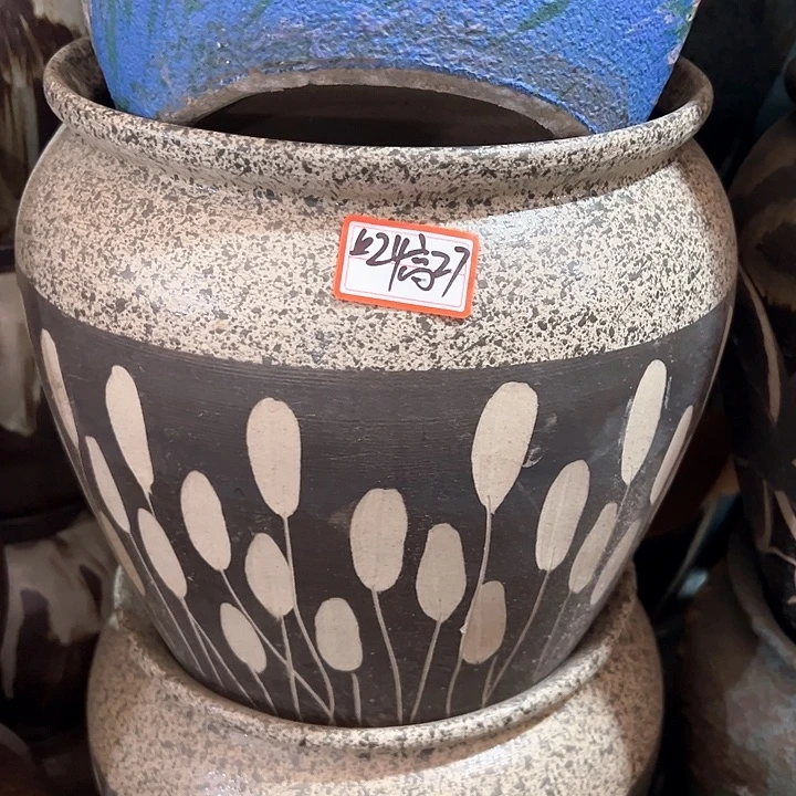 陶瓷景德镇精品花盆栽适合盆