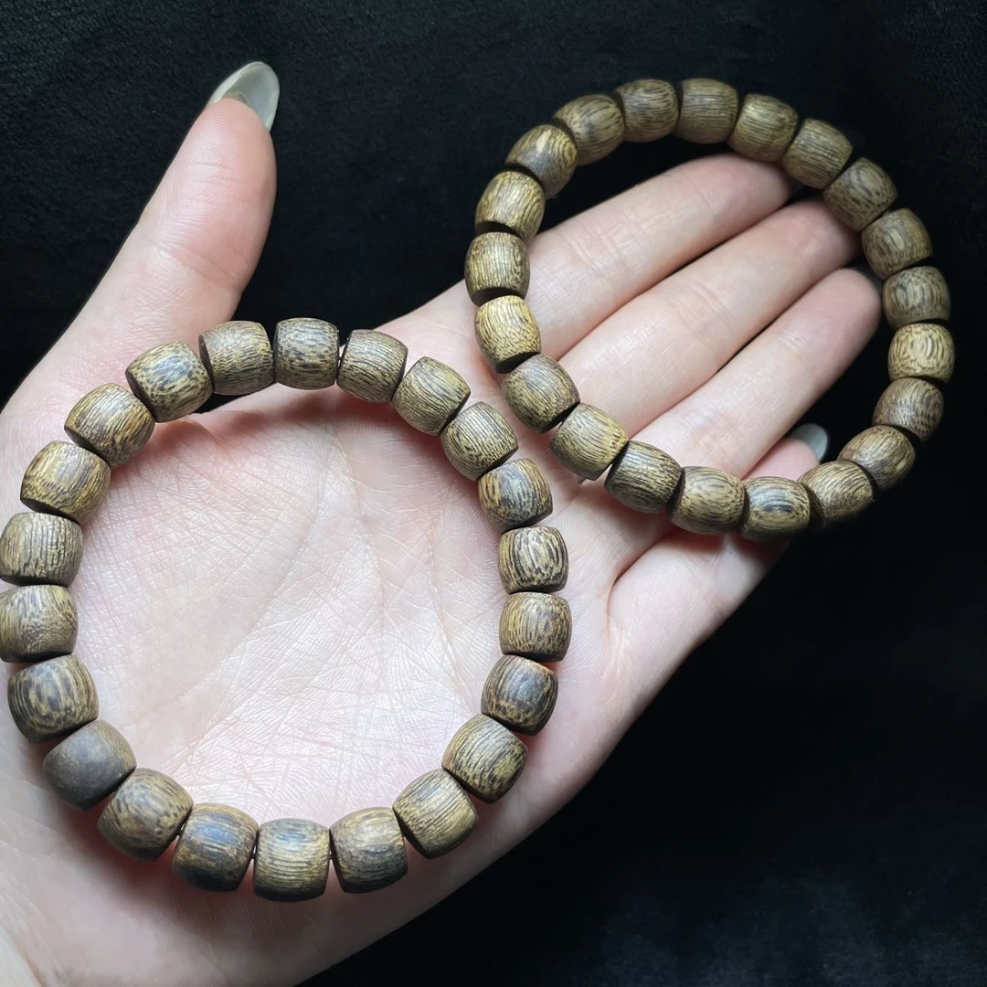 沉香【地主专属】2 G26452-沉香单圈手串-多样性发其一-尺寸9mm