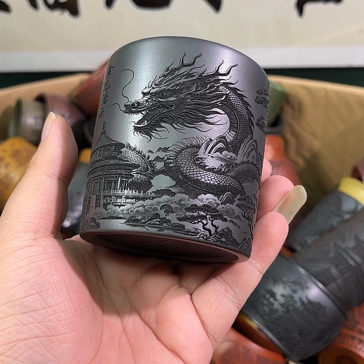 茶杯紫砂全手工紫砂主人杯