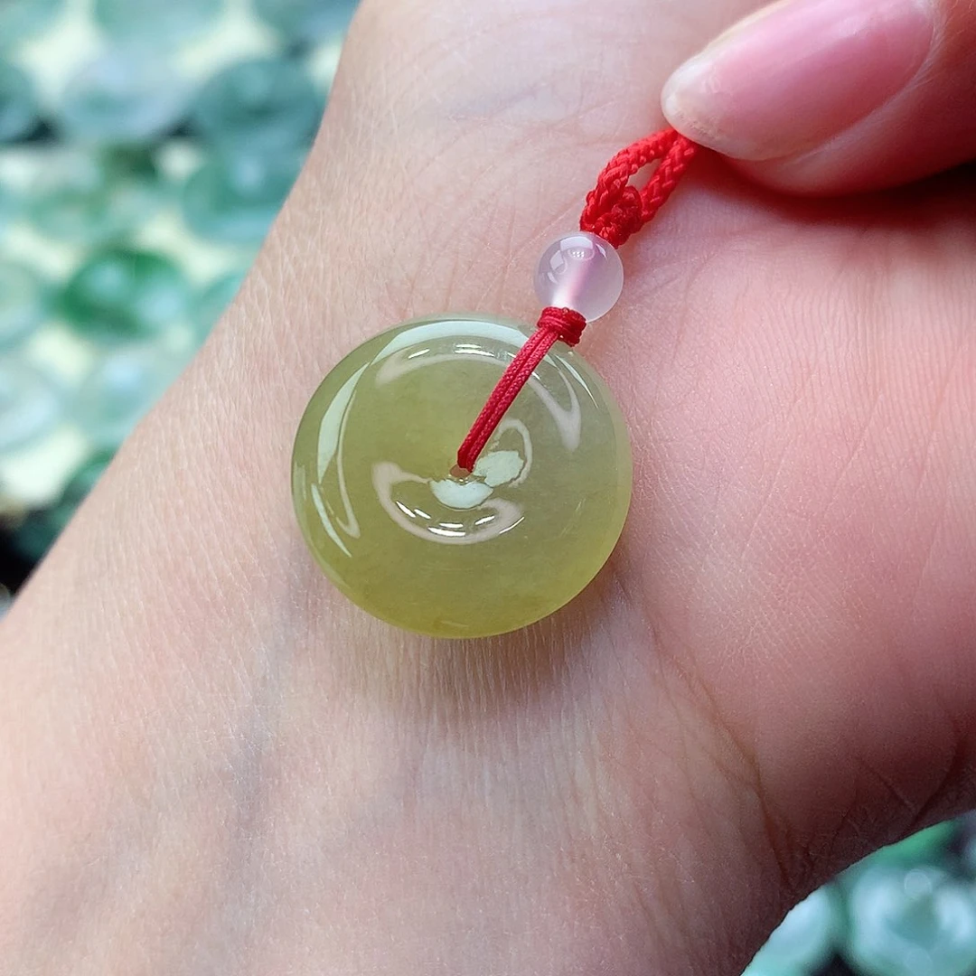 翡翠颈饰未镶嵌66尺寸18.8-5.6