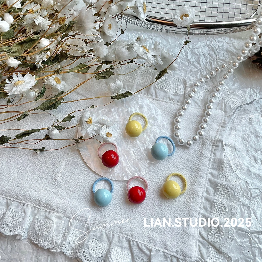 一包彩珠 全店凑满19.9包邮 Lian家原创 拇指发绳 D-054