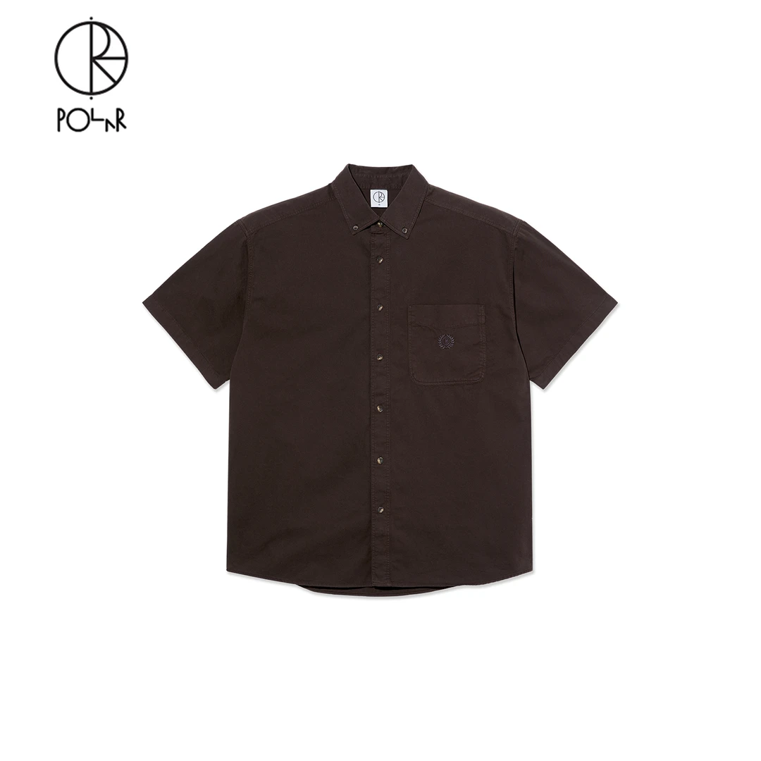 Polar Skate Co Ted Shirt 纯色复古街头男女短袖衬衫潮