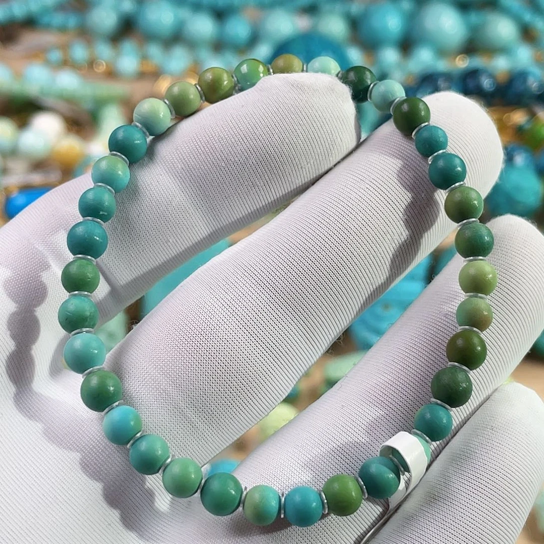 绿松石未镶嵌珠宝奇石5mm