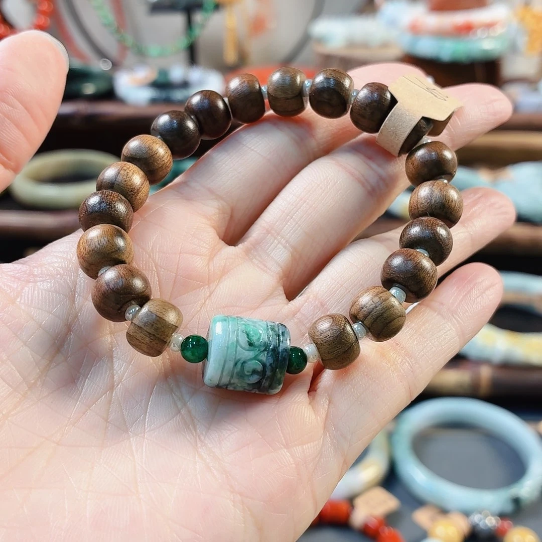 翡翠未镶嵌手链手串