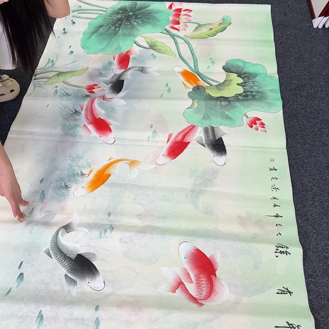 纯手绘年画好作品