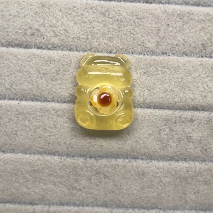 裸石琥珀未镶嵌天然蜜蜡配件