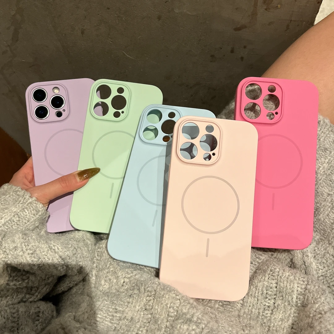 【磁吸超薄液态硅胶】适用苹果16PM手机壳iPhone15Pro新款14/13全包