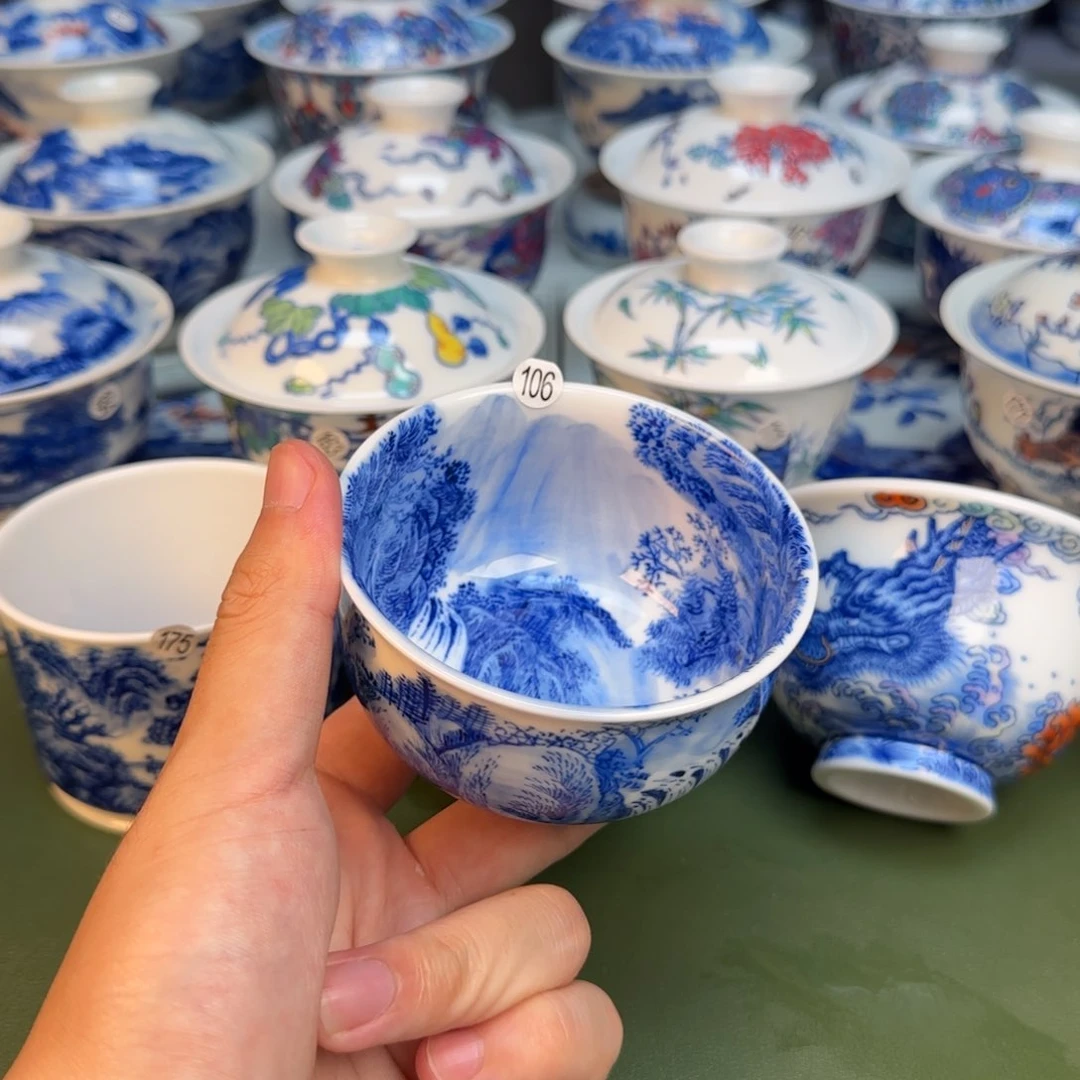 彦祖纯手工手绘茶具106