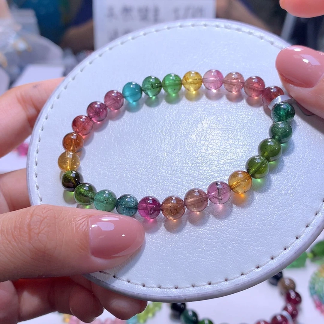 【闪购商品】未镶嵌手链碧玺7m