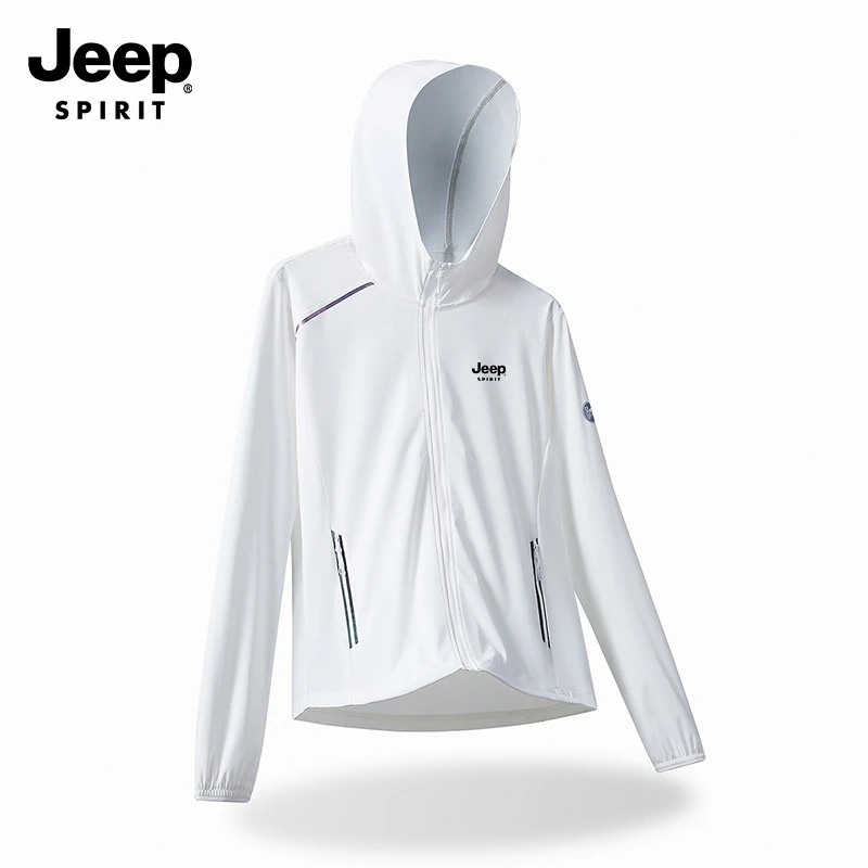 JEEP SPIRIT吉普防晒衣女夏季2025防紫外凉感冰丝防晒服薄款外套