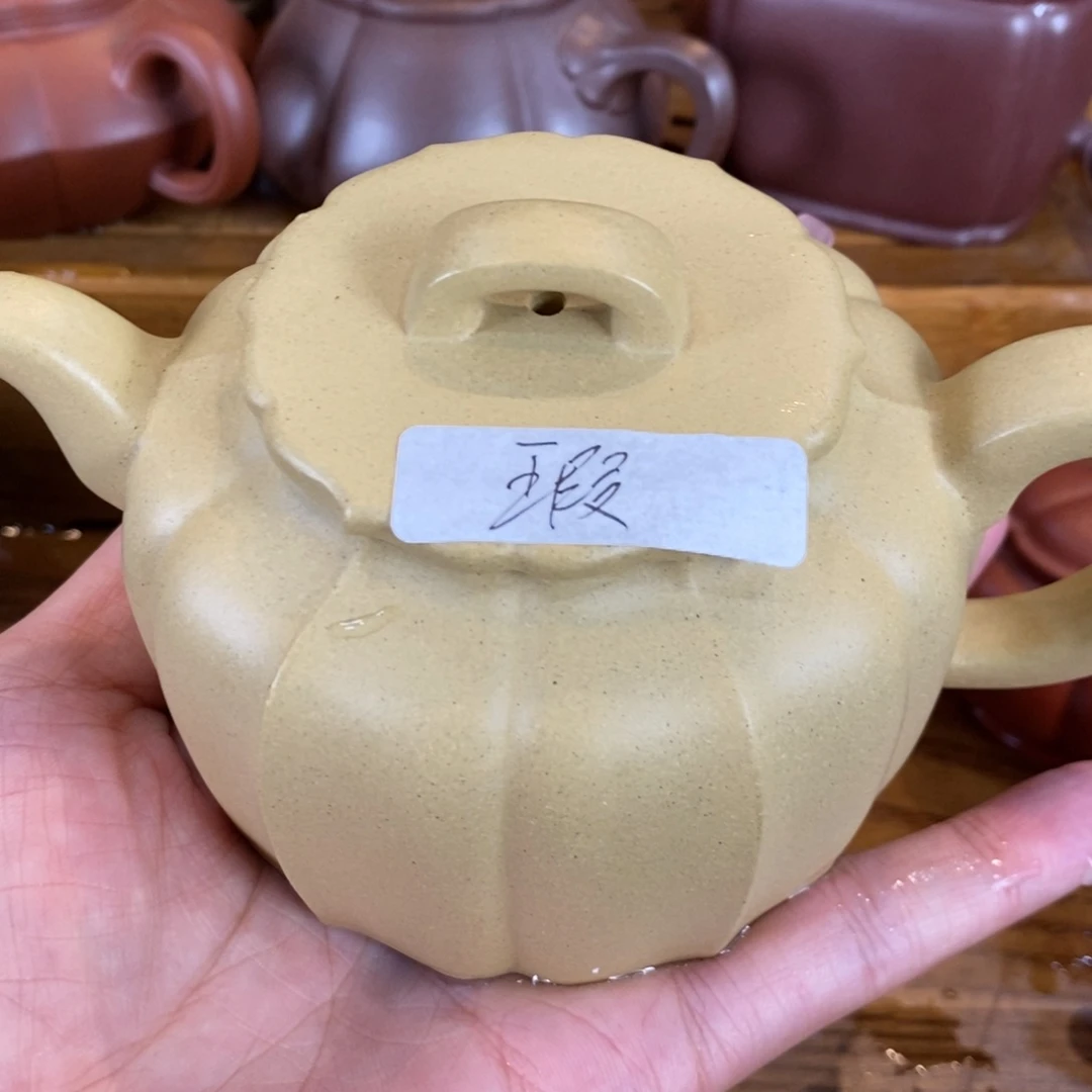 茶壶紫砂原矿泥料手工壶直播间