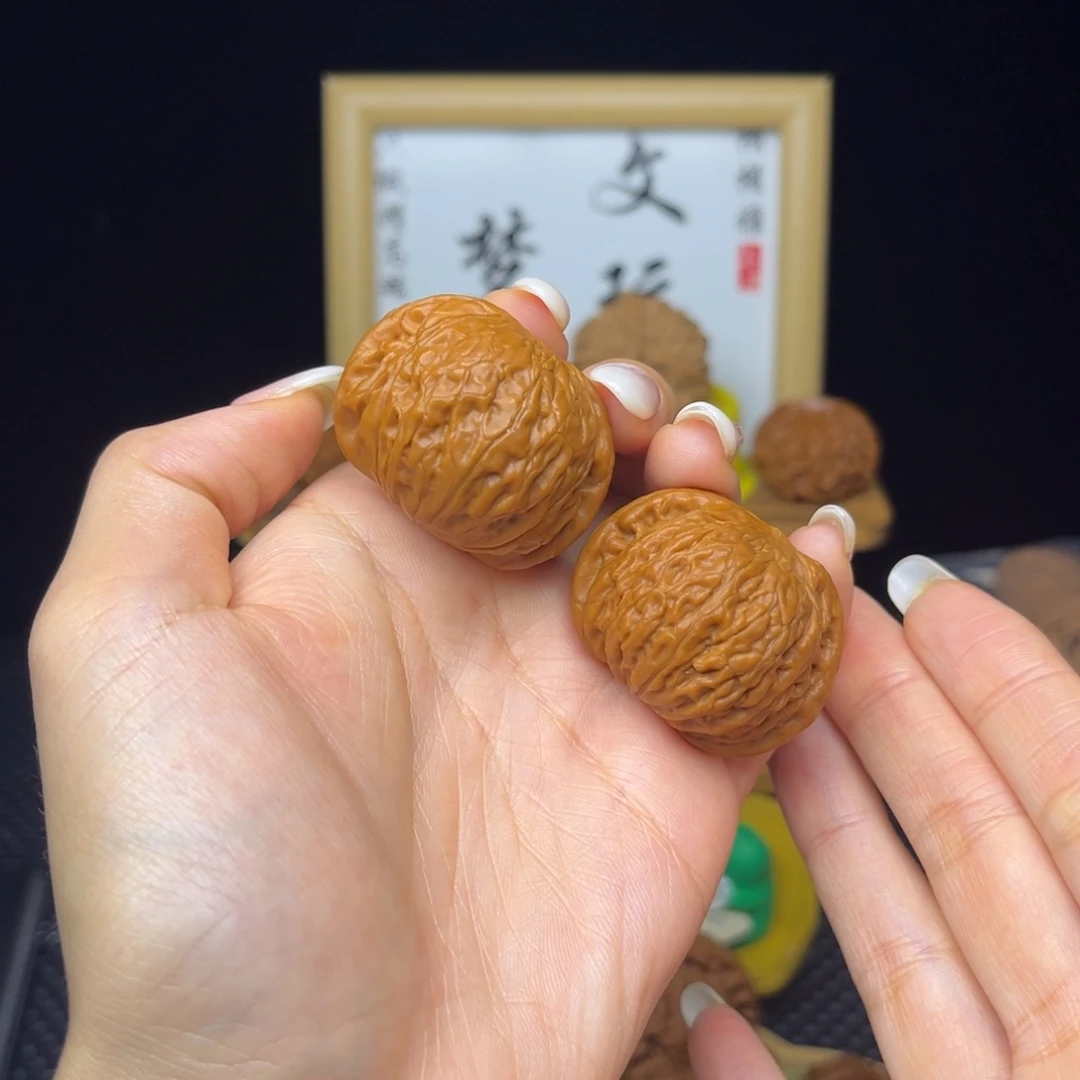 吊坠文玩核桃铁锤39➕微微修打底