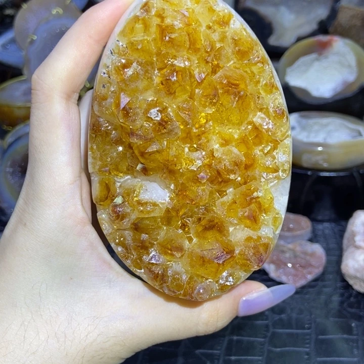 未镶嵌珠宝半成品水晶恐龙蛋