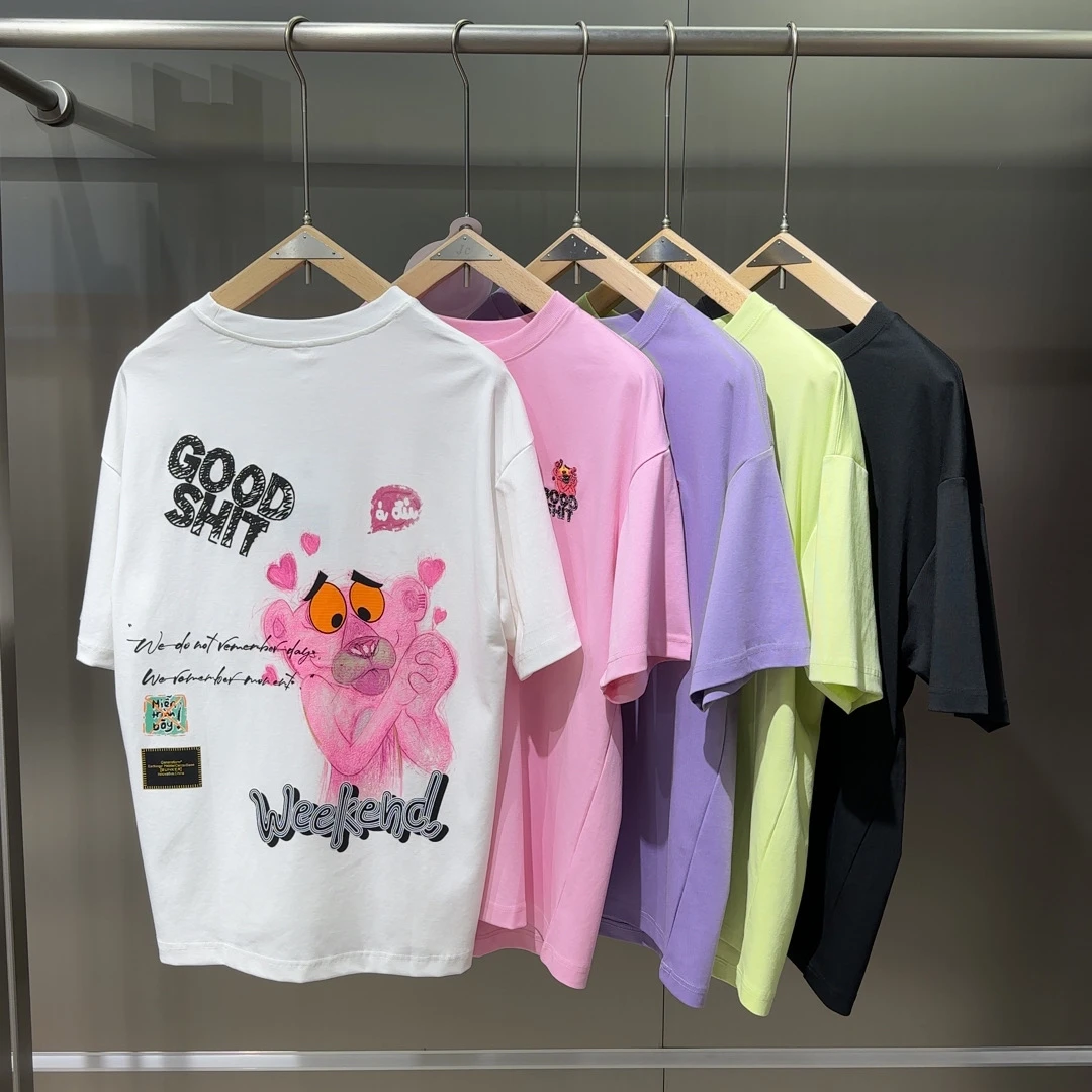 905情侣夏季男女短袖印花百搭T恤圆领春夏 8103