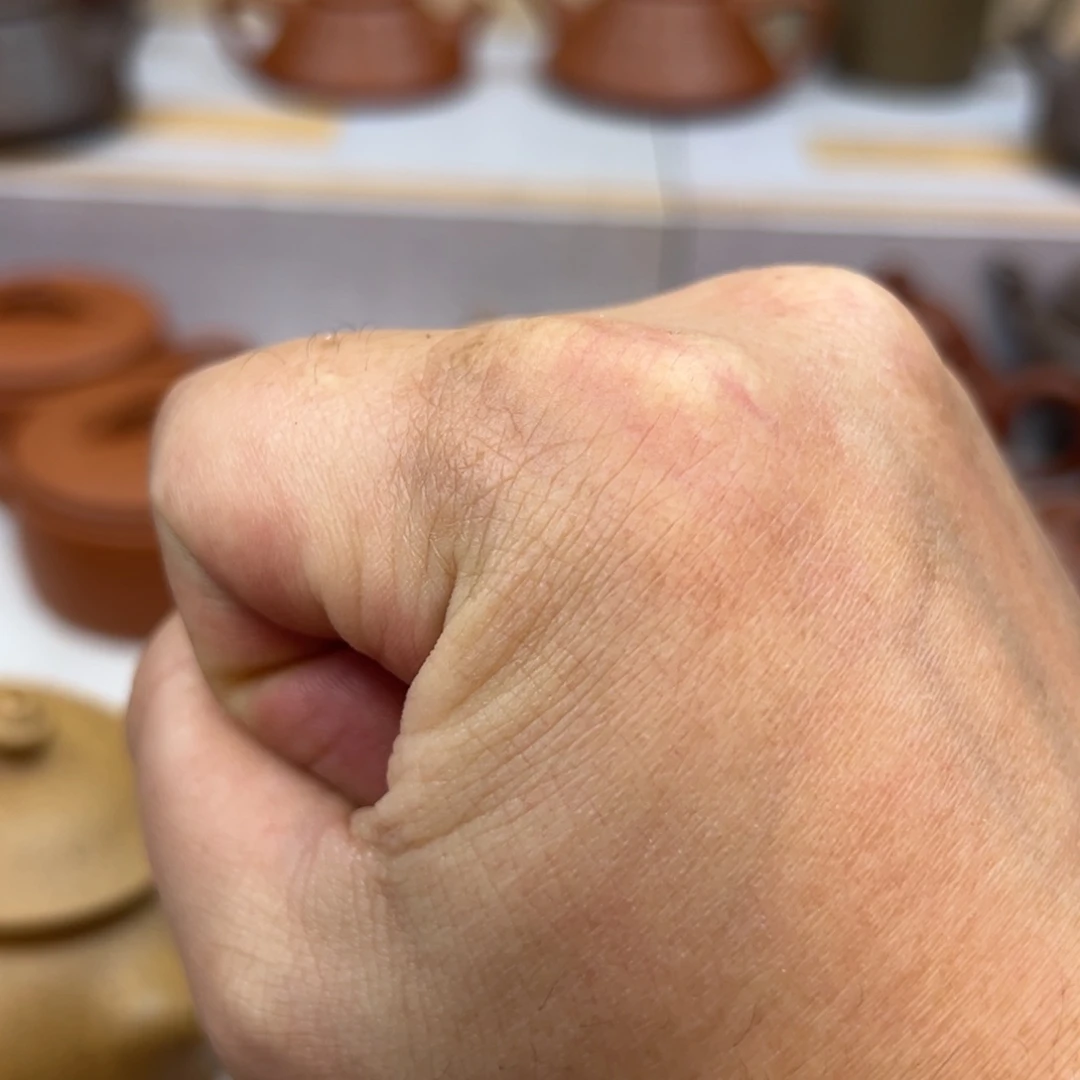 紫砂茶壶l****p微瑕、寒江、170cv