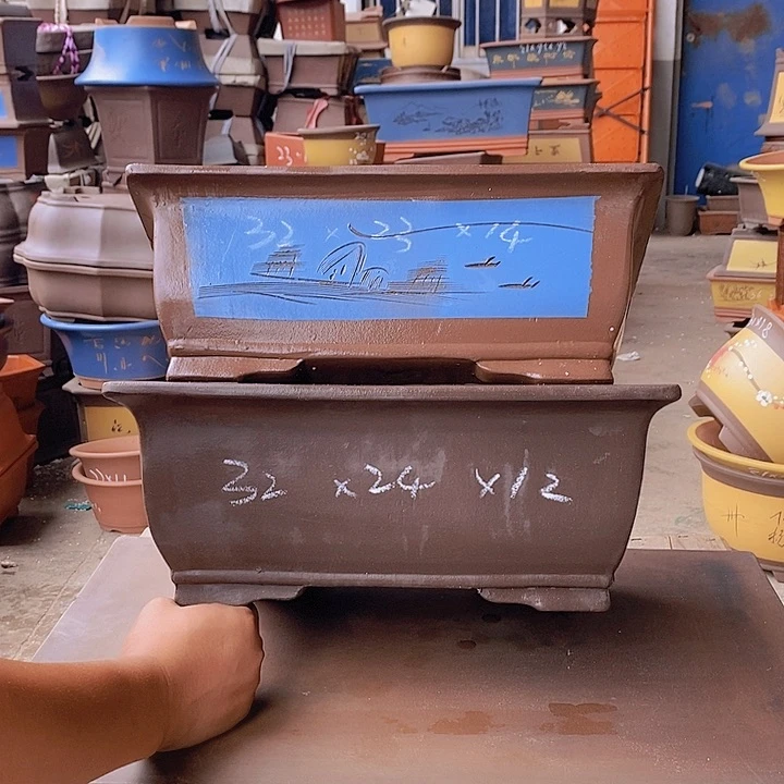 紫砂花盆紫砂花盆