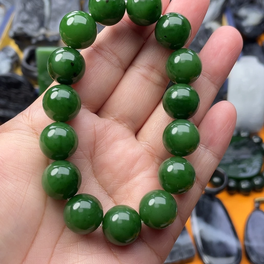 善***地和田玉未镶嵌手串