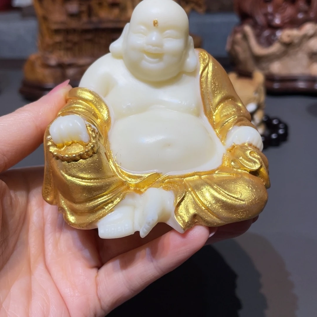 香榧木菩提果乐乐摆件