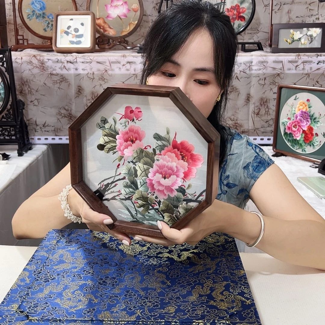 织绣苏绣摆台精工