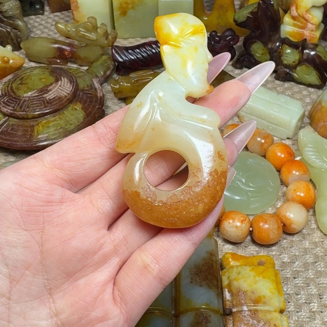 白玉菩提吊坠挂件