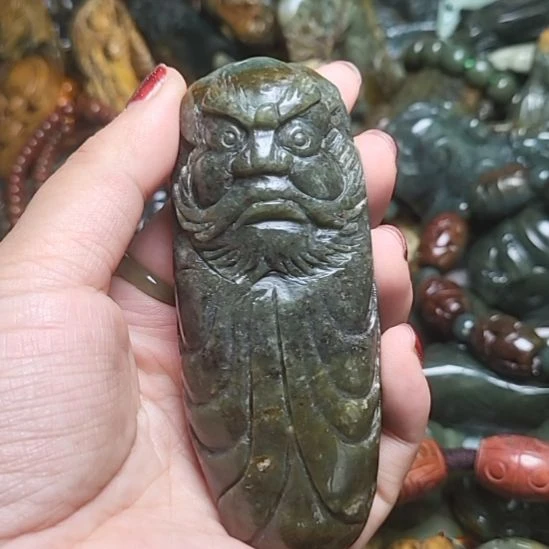 岫岩河磨玉（透闪石质玉）未镶嵌挂件