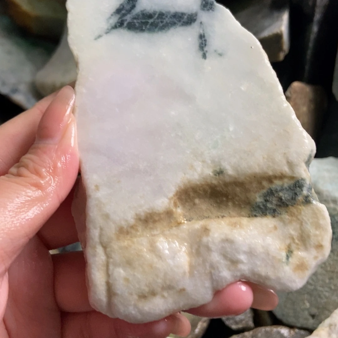 翡翠未镶嵌挂件天然翡翠
