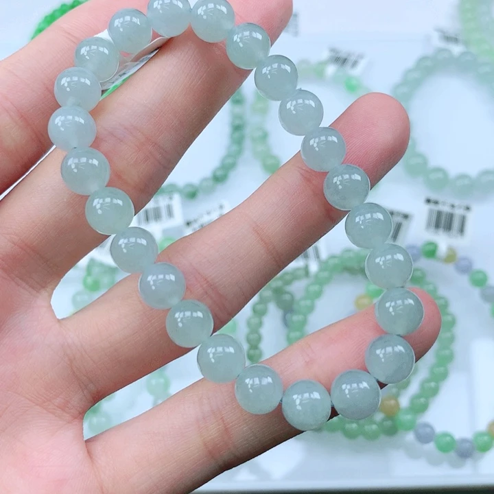 未镶嵌手链翡翠范*翡翠