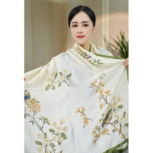 1-290 丽景缎90X180丝巾长巾