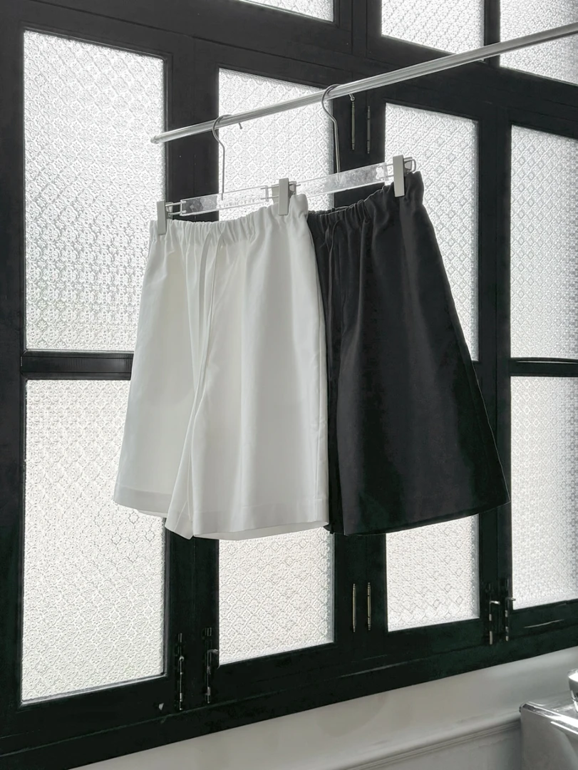 老王甄选 夏季新款简约百搭休闲女士短裤