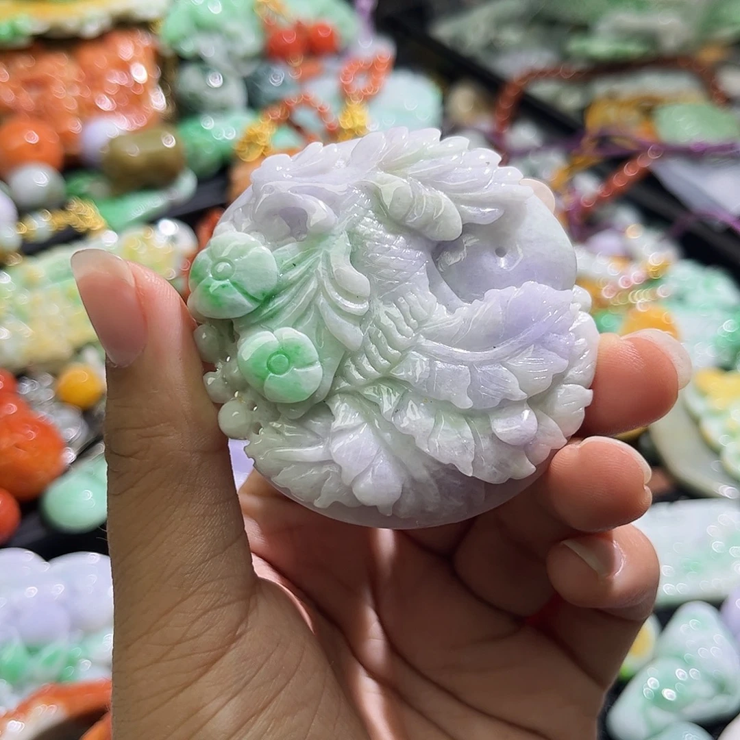 颈饰未镶嵌翡翠待编织