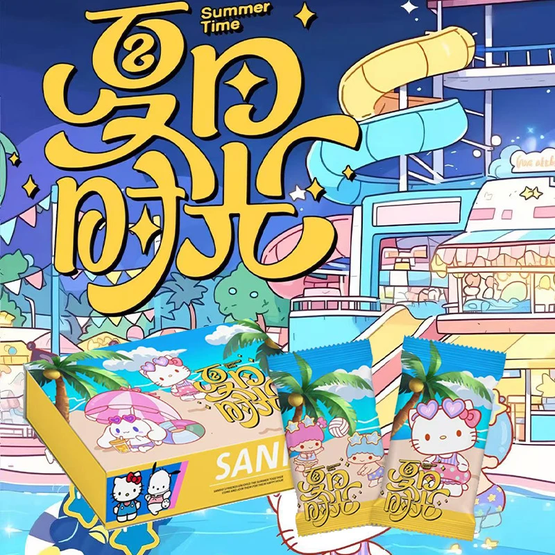 【吃吃】乖鱼文创 三丽鸥 夏日时光 收藏卡牌(默认代拆不退换)