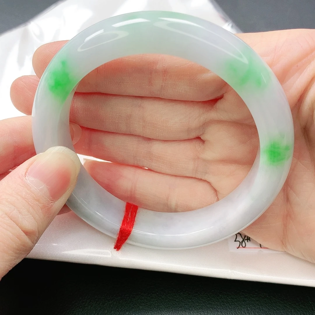 翡翠手镯未镶嵌缅甸天然A货翡翠