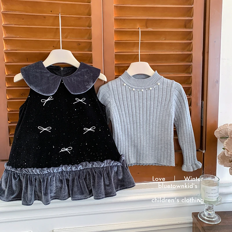 【本妈】冬“苏黎世冬”女童针织毛衣 7300  19‘9’