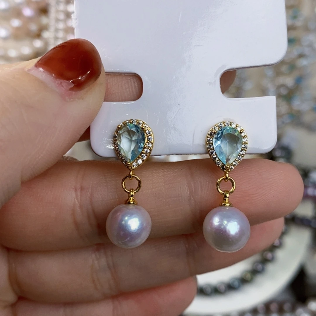 淡水珍珠耳饰未镶嵌