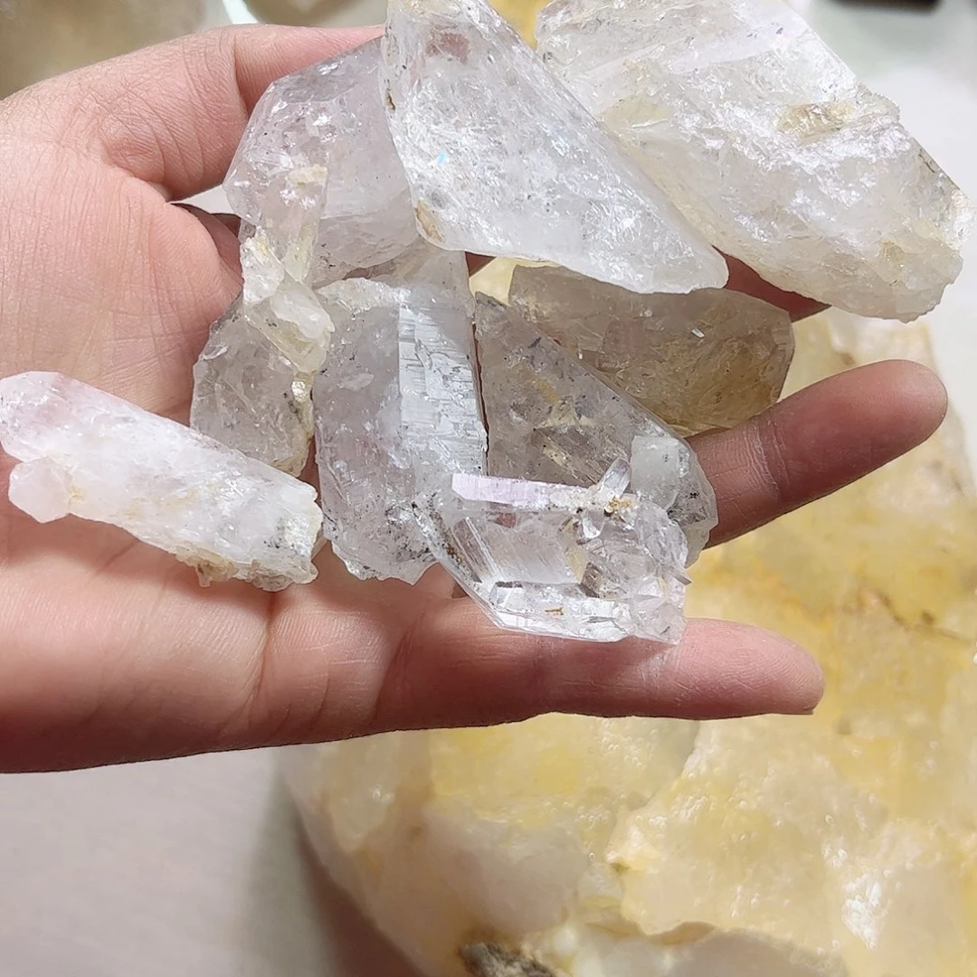 水晶天然水晶原石未镶嵌千**创