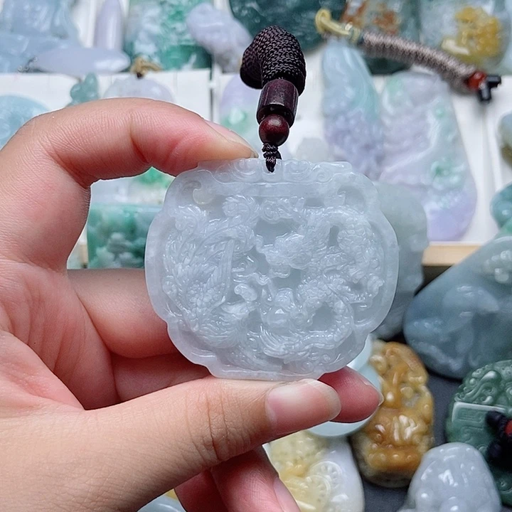 翡翠未镶嵌吊坠(不含链)翡翠