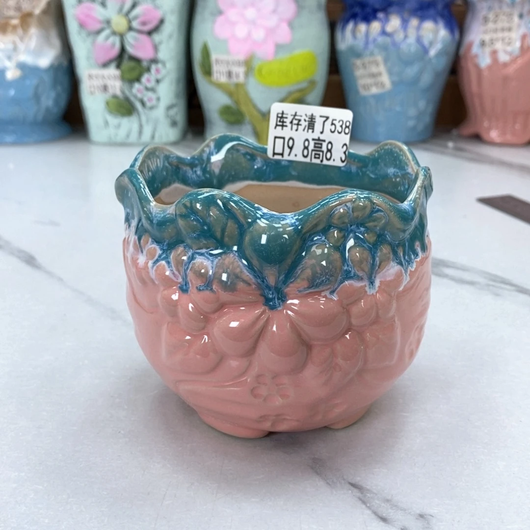 @夏西陶瓷花盆@@5538