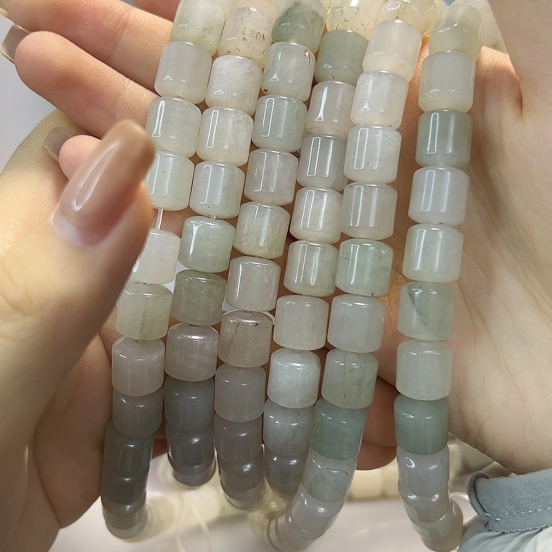 玛瑙/玉髓合金珠宝半成品天山翠卡10一条