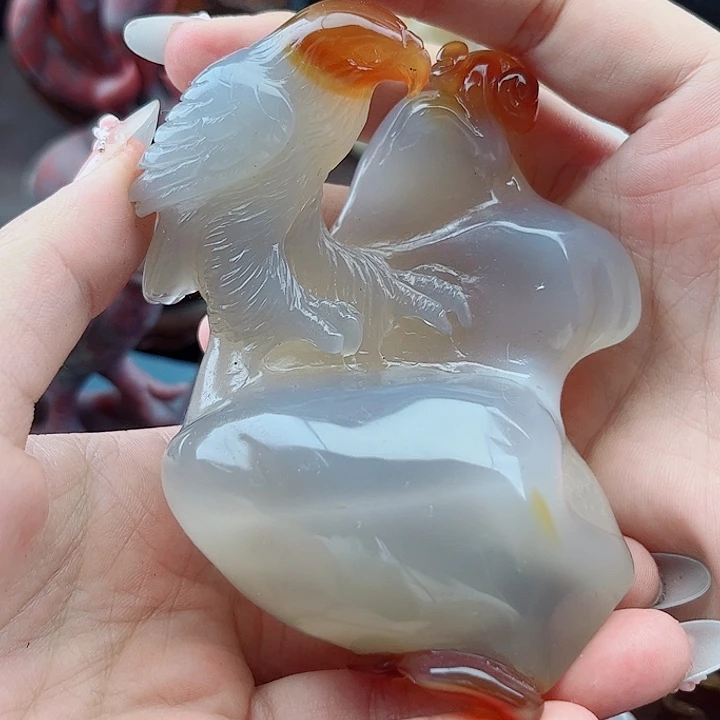 崔***笑玛瑙未镶嵌手饰吊坠