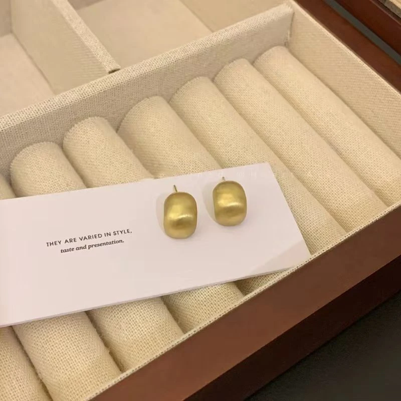 合金耳饰 金属高级感耳环耳钉酷酷风气质轻奢辣妹哑光耳饰Y28