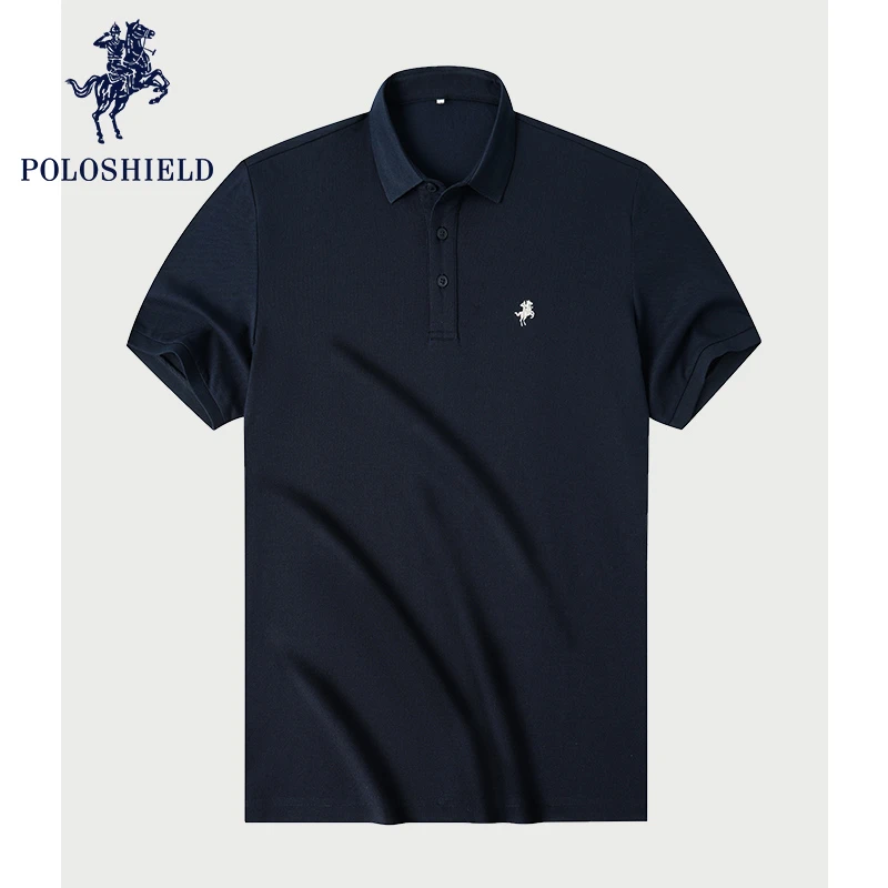 POLOSHIELD男女款夏季运动休闲POLO衫2025新款刺绣薄款透气POLO裙