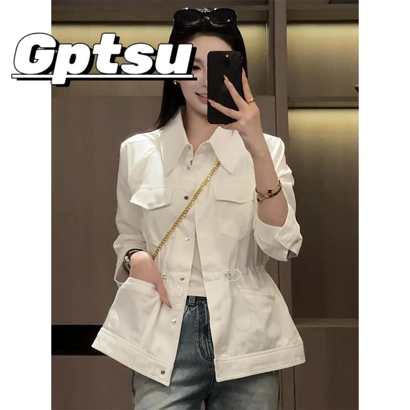 GPTSu法式冷淡系高级感休闲外套女2025新款工装百搭轻熟风上衣潮