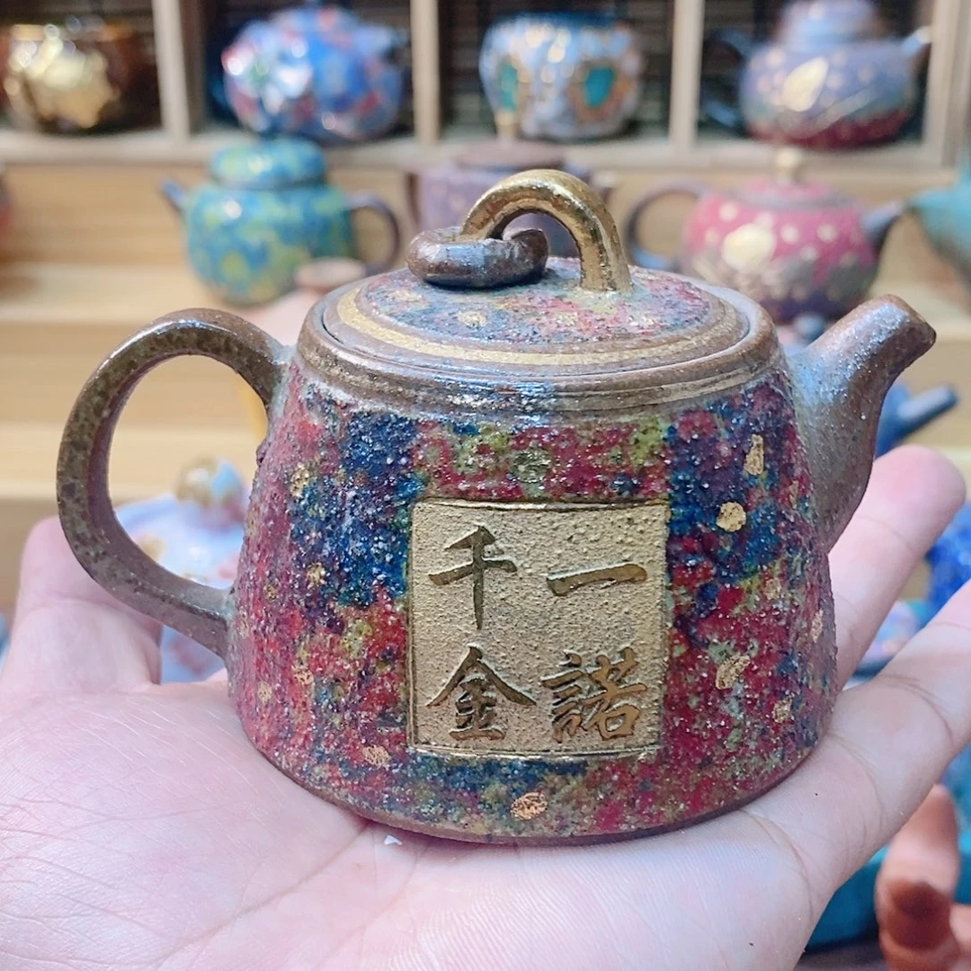 粗陶志柴烧茶器一