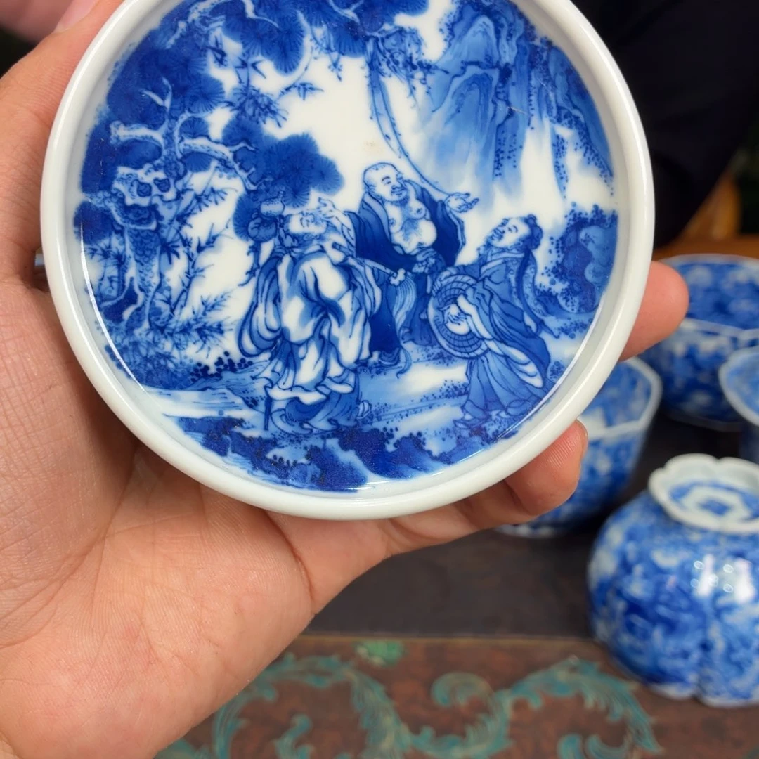 瓷杯子瓷姑娘景德镇陶瓷艺术