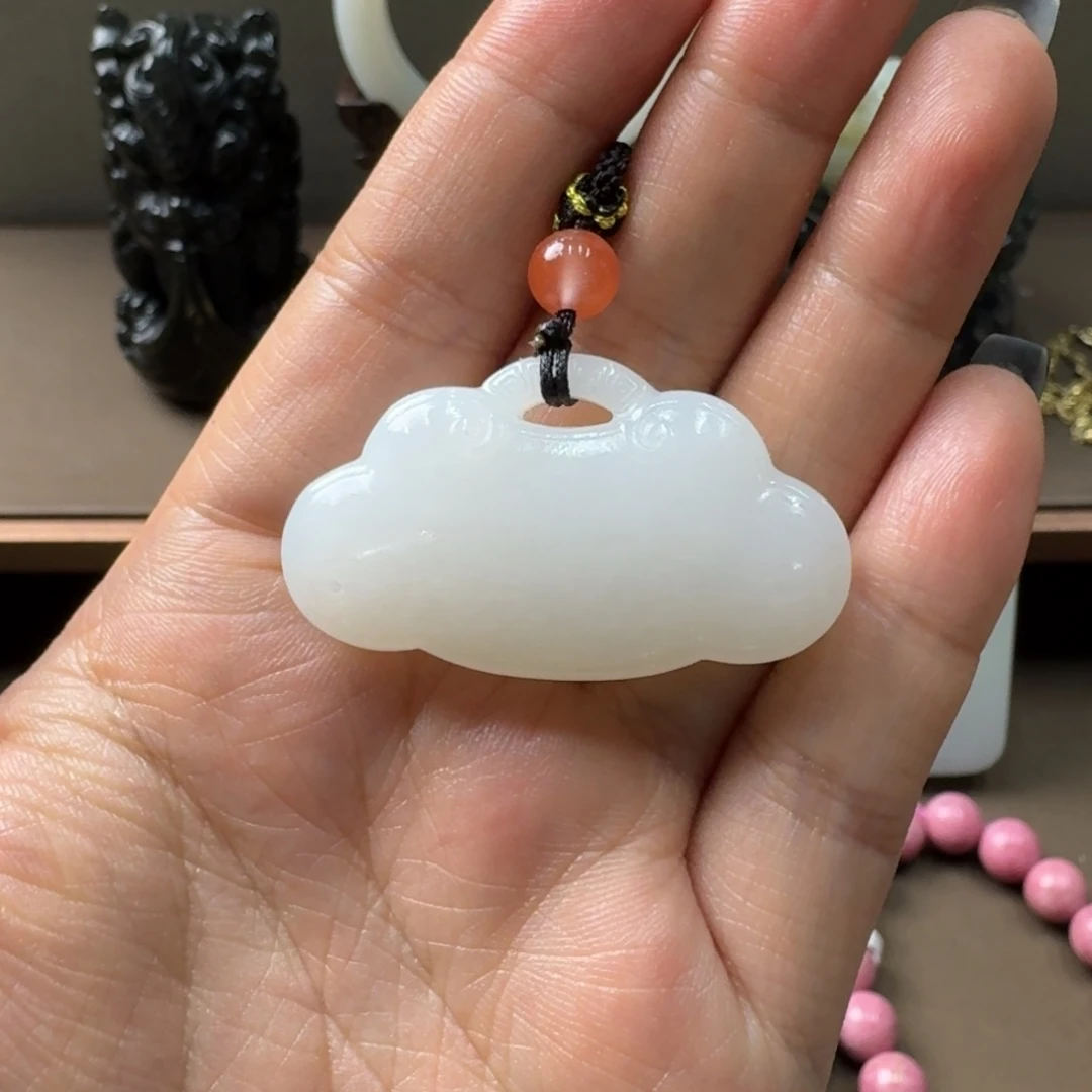 和田玉未镶嵌吊坠(不含链)